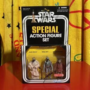 Star Wars Special Target Action Figures - Boba Fett, Sand People, Snaggletooth